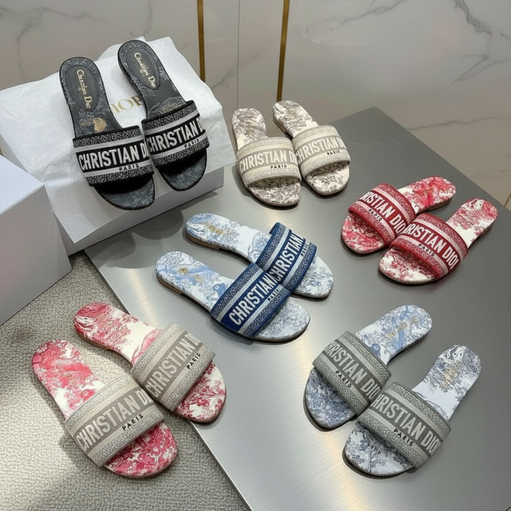 Bannière Sandales Dior - Multiple paires
